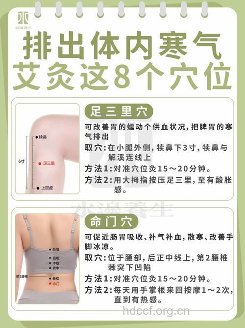 冬季艾灸哪些穴位能起到保健作用