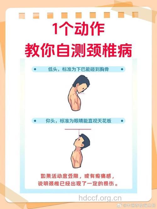 专家教你如何自行检查颈椎病