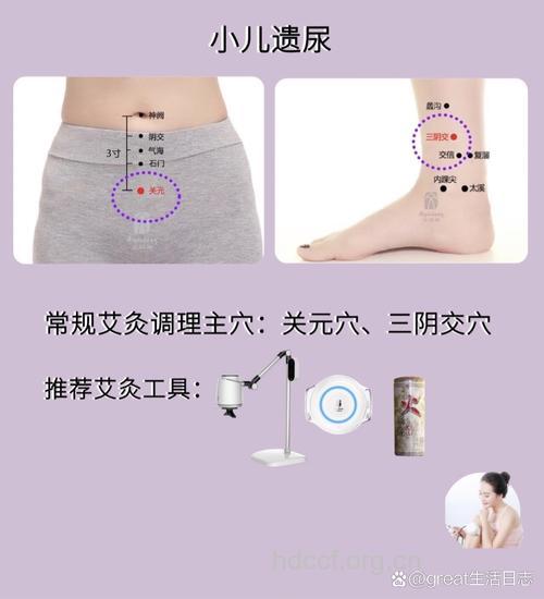 小儿遗尿可用艾灸来治疗