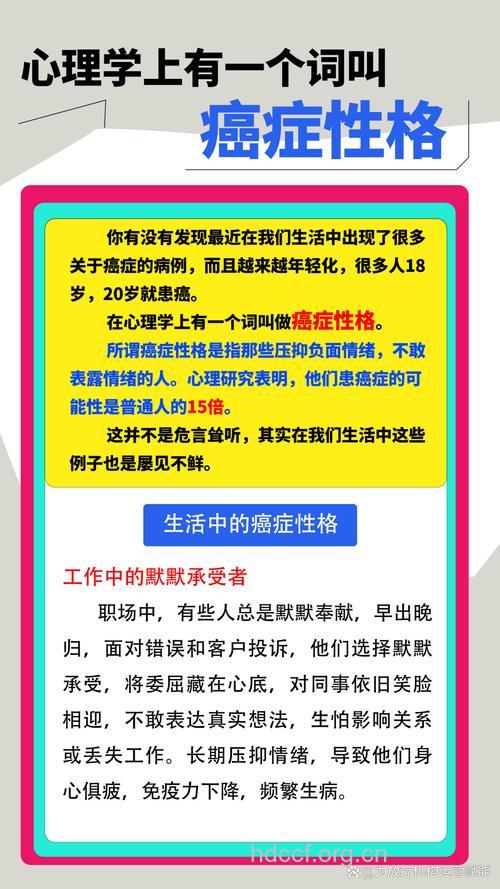 患癌几率于性格有关？