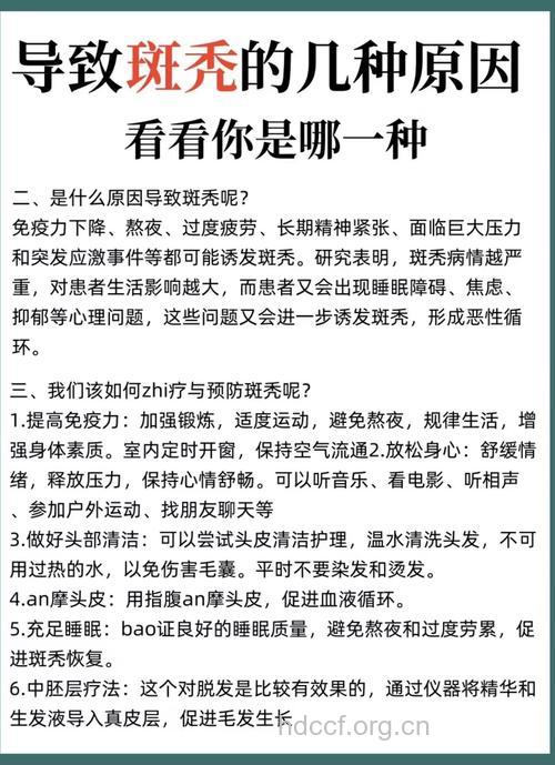 疾病百科 关于斑秃的介绍