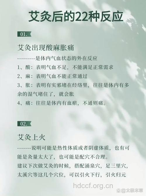 艾灸后排病反应与副作用反应的诊断辨别