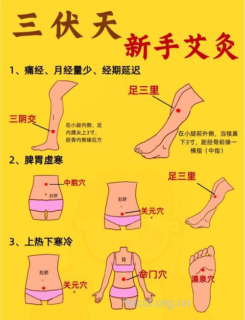 冬病夏治的艾灸做法