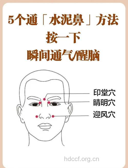 怎么按摩保鼻部健康