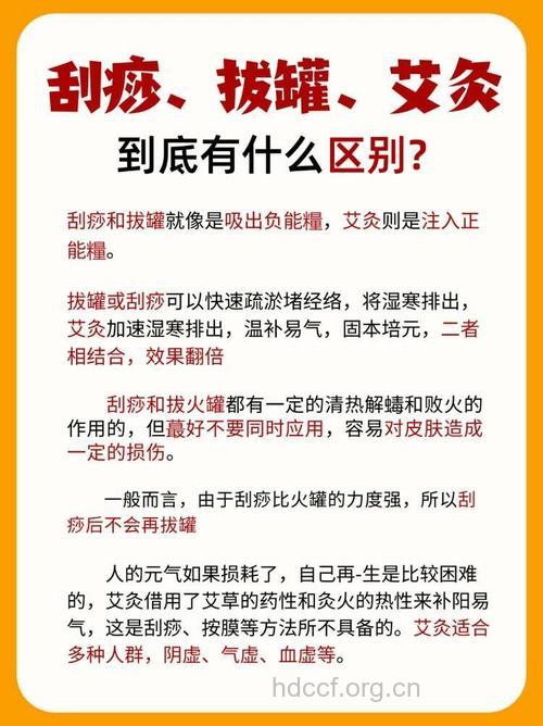 刮罐和点罐有什么区别