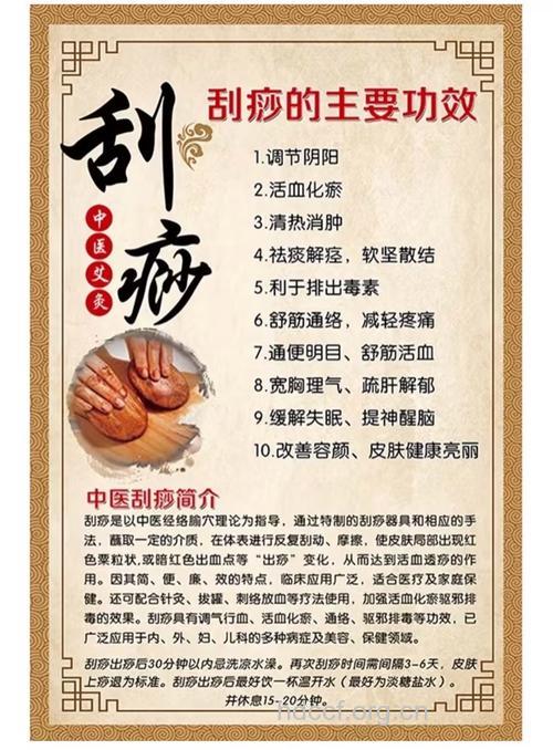 刮痧有哪些养生保健功效？