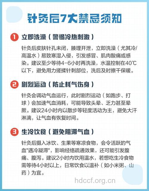 针灸时的7大注意事项