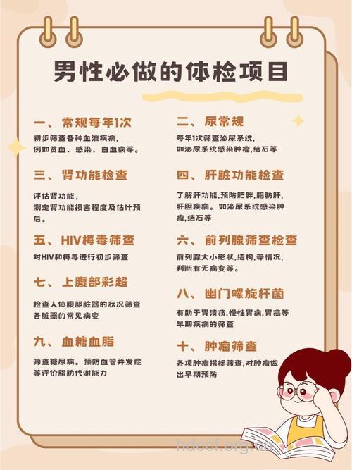 男性体检需要注意哪些事项