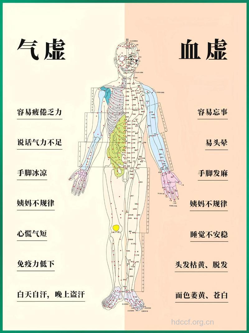 气血不足怎么看 身体七个部位告诉你
