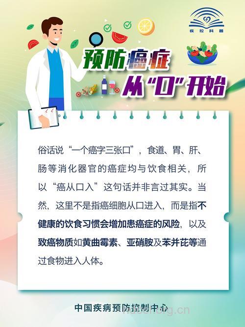 想要预防癌症就要管住嘴