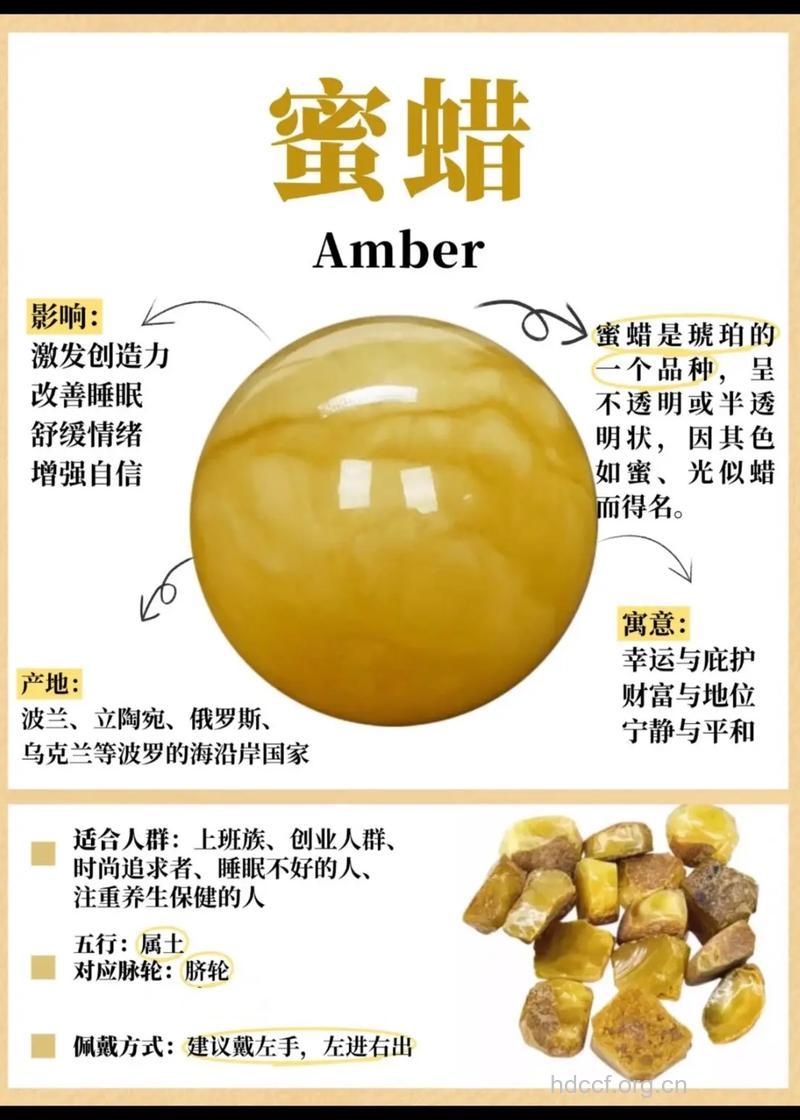 蜜蜡的功效与作用