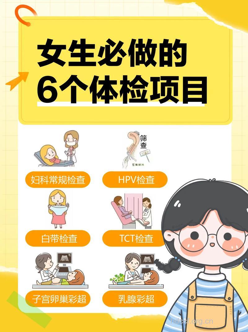 女性生活中必做的体检