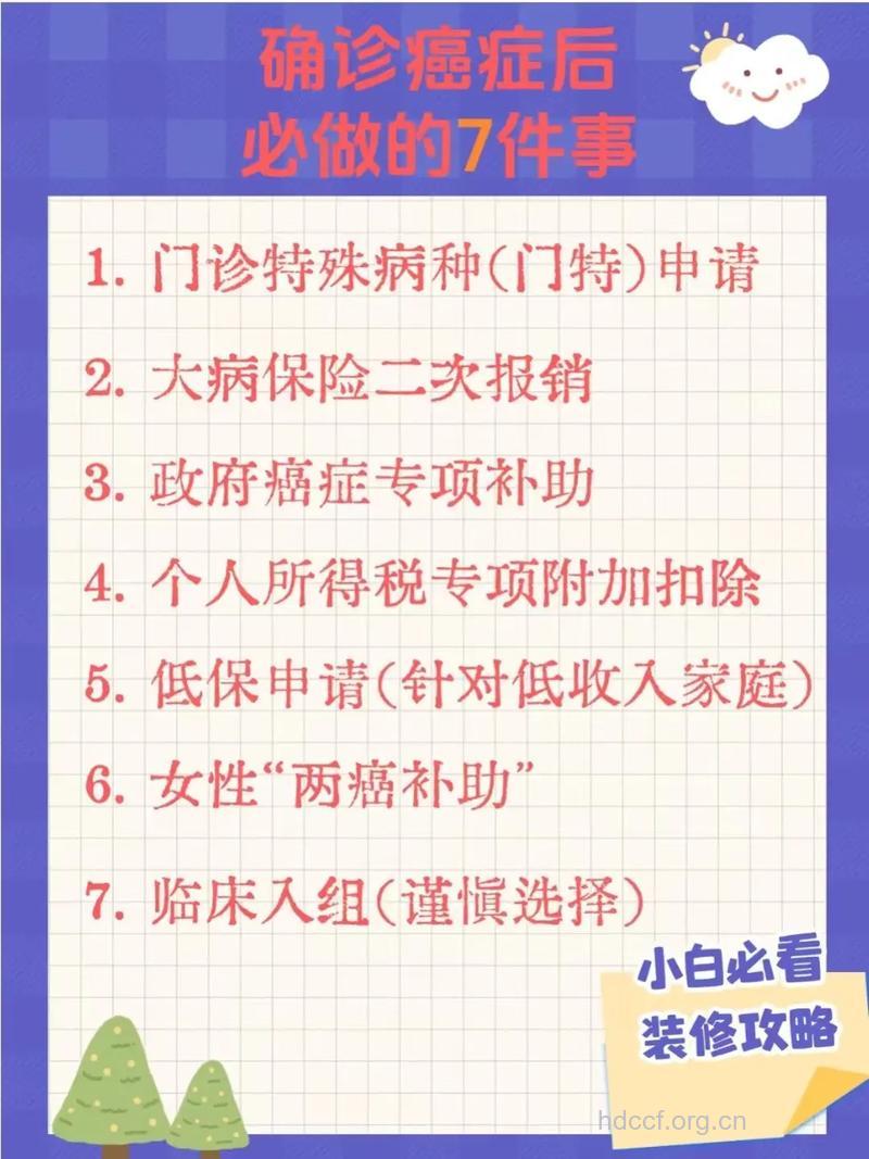 癌症患者必做哪些事