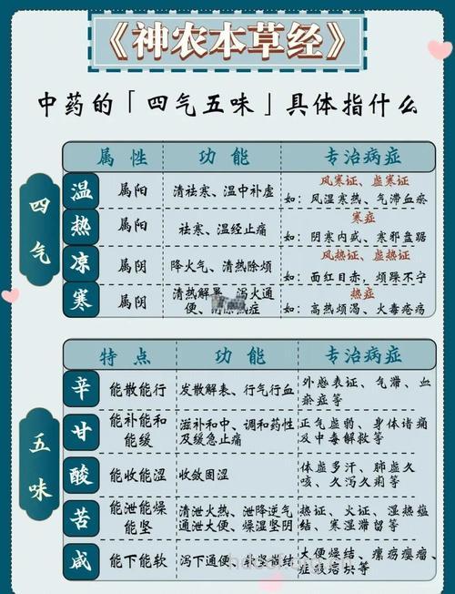 你知道什么是中医的四气五味吗