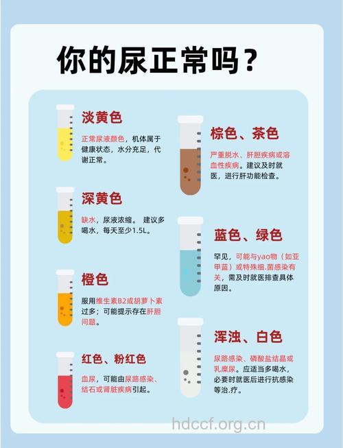 观尿液颜色 知疾病信息