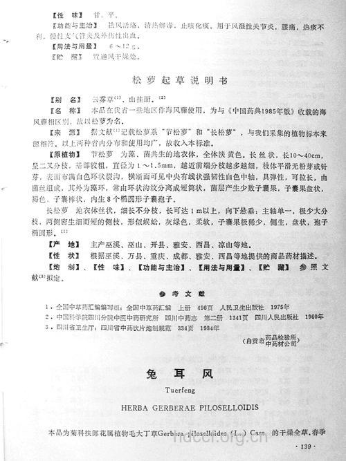 兔耳风的功效与作用