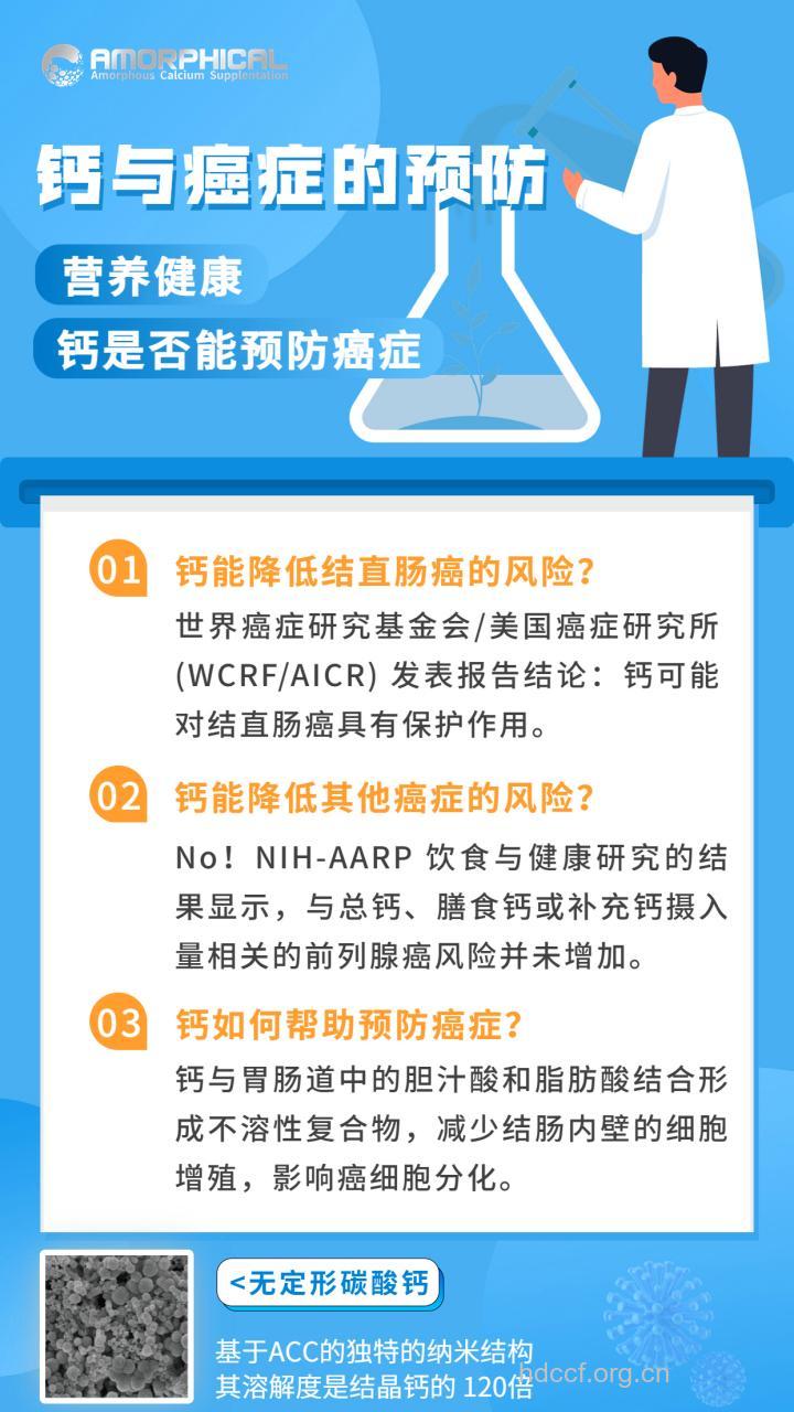 补钙可预防肠癌发生