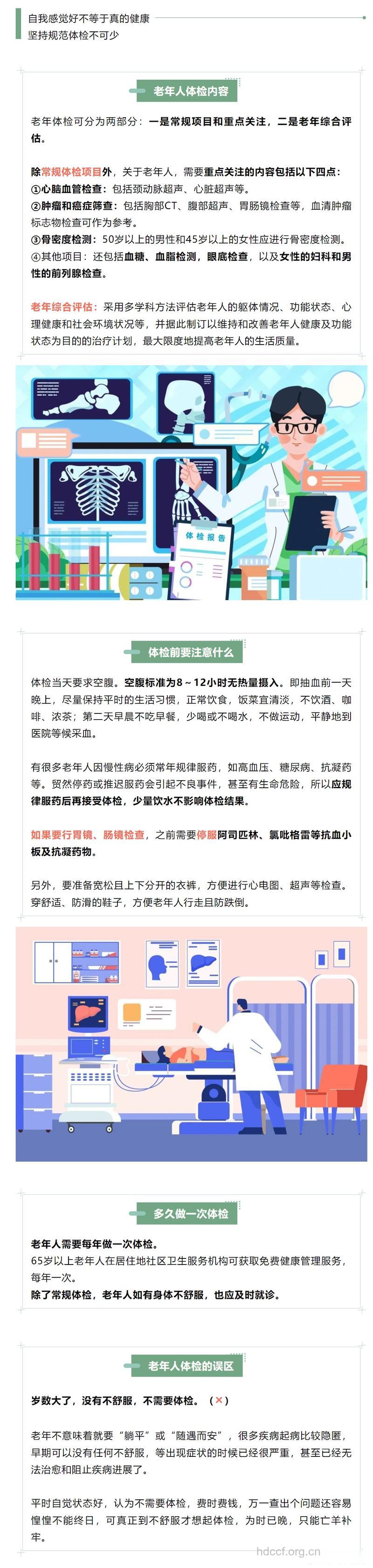 老人体检的侧重点