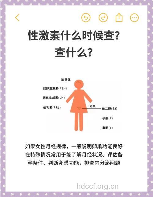 男女性激素检查的意义