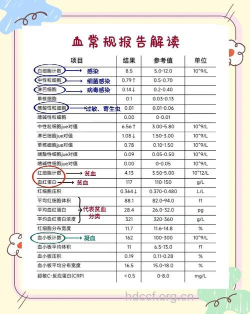 怎么看血常规检查结果