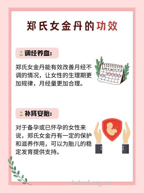 女金丹的功效与作用