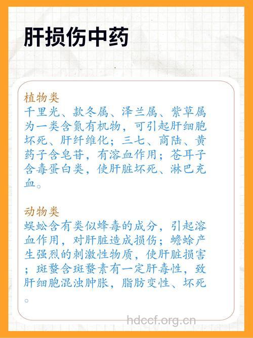 哪些药会导致肝损伤