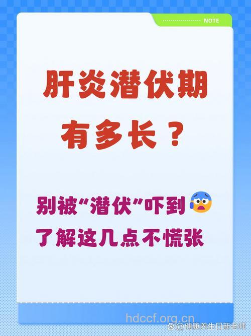 各类肝炎的潜伏期有多长