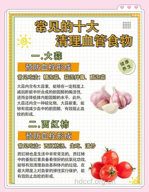 5种食物帮你清理血管