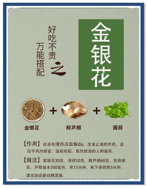 金银花薄荷茶能祛痘吗