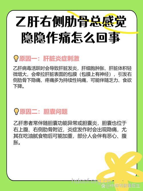 乙肝右上腹疼痛的原因