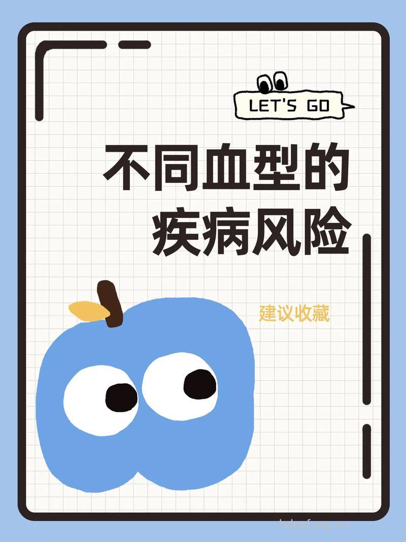 不同血型暗藏不同的致命疾病