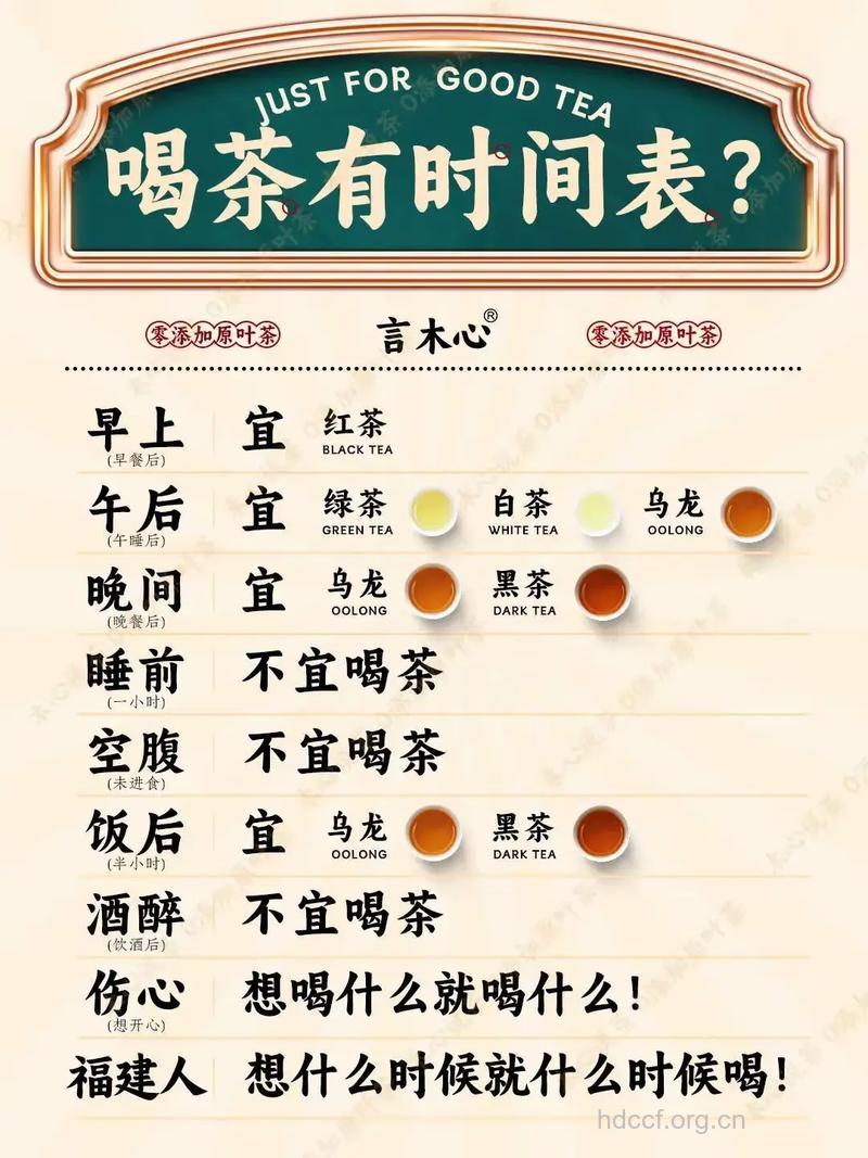 什么时候喝茶好 告诉你最佳喝茶时间