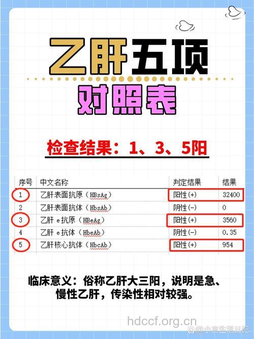 乙肝“三对半”是什么？