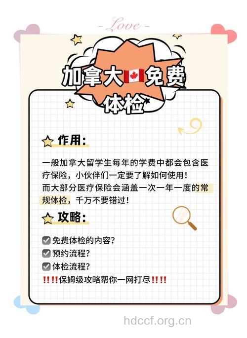 想要留学加拿大 这份体检攻略不能错过