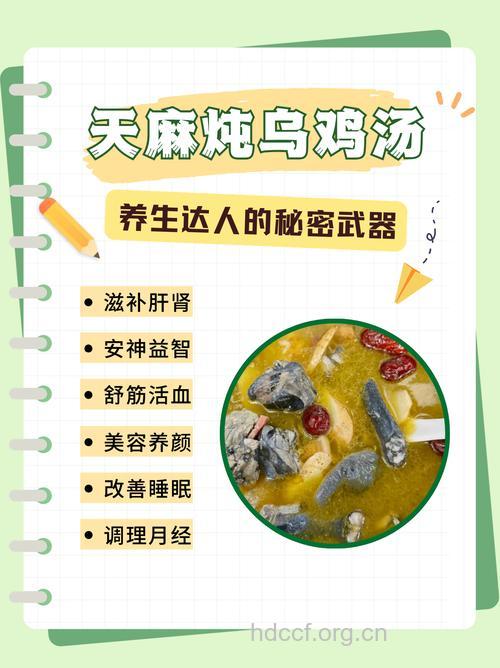 天麻炖鸡的做法和功效