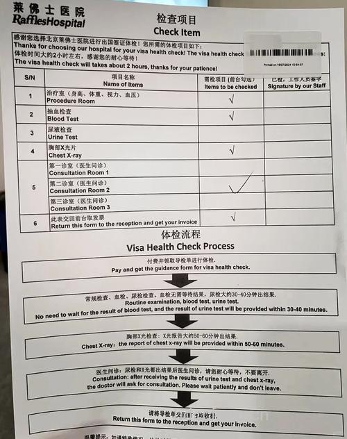 出国留学的健康体检须知