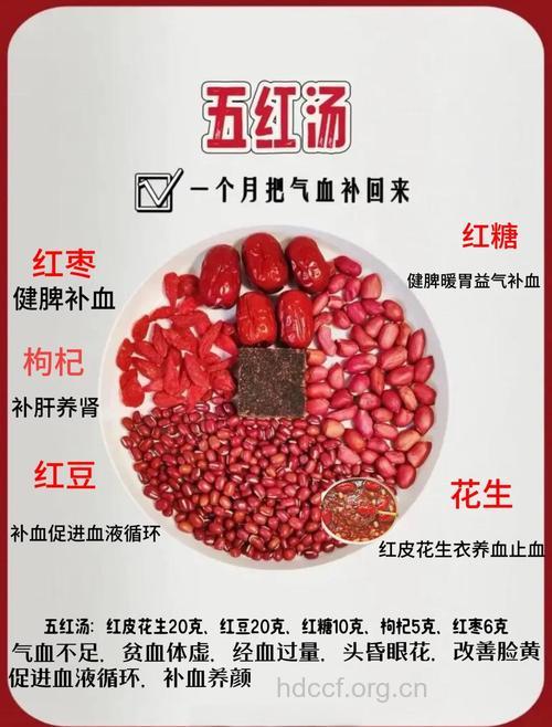 五红汤一天喝几次 五红汤有什么功效