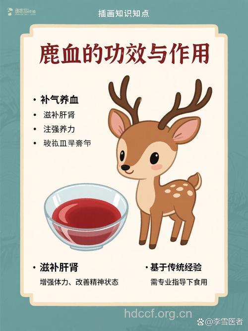 鹿血的功效与作用