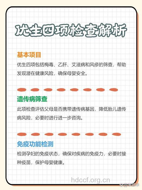 优生的四项检查是什么