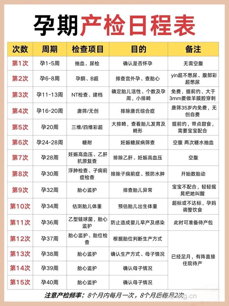孕期如何定期进行产前检查?