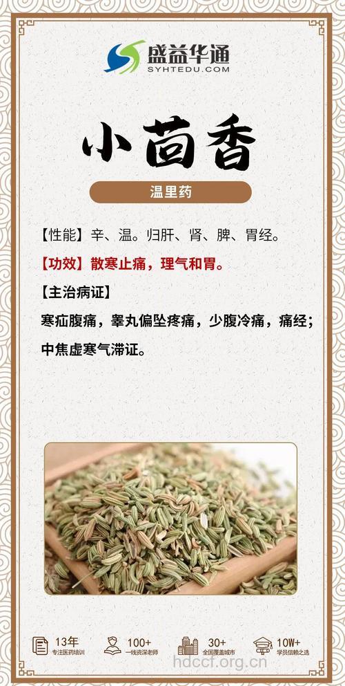 小茴香的功效与作用