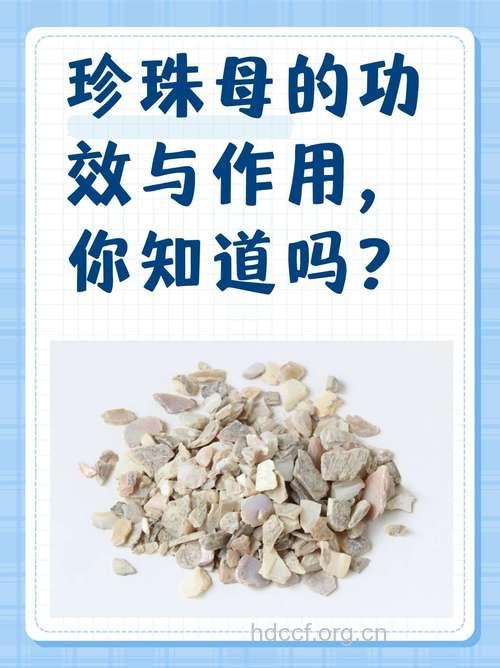 珍珠母的功效与作用