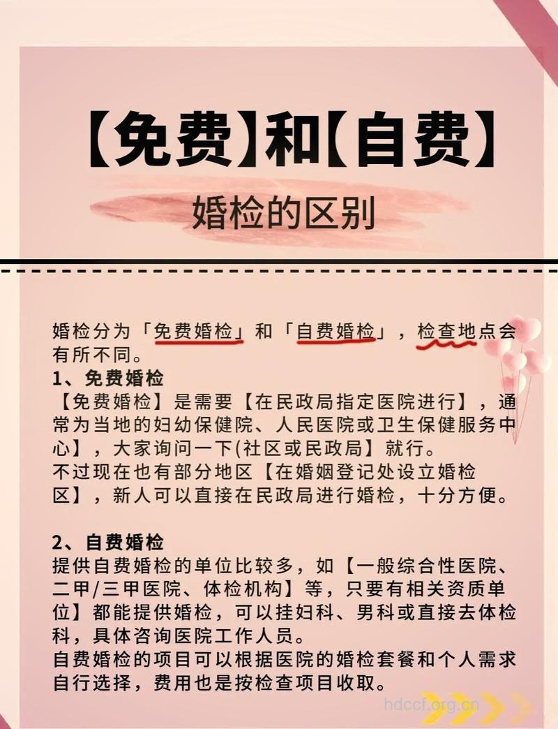 关于婚检有什么好处