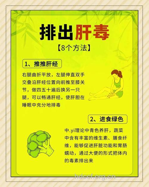 肝脏有哪些常见的排毒方法