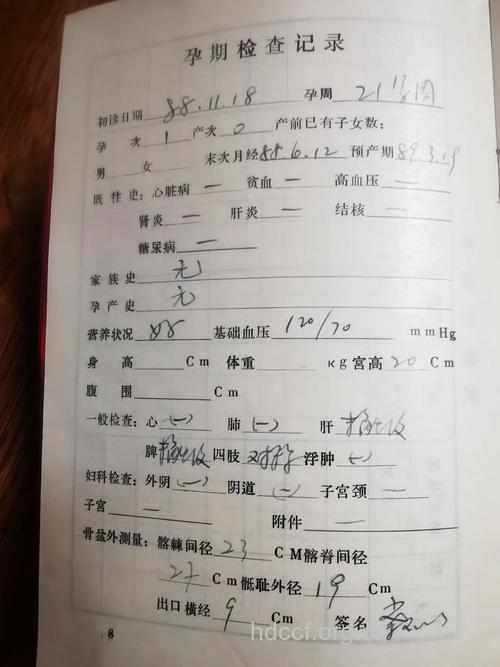 女性妊娠检查备忘录