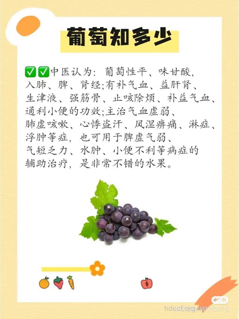 葡萄的功效与作用