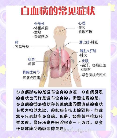 白血病有哪些常见症状表现