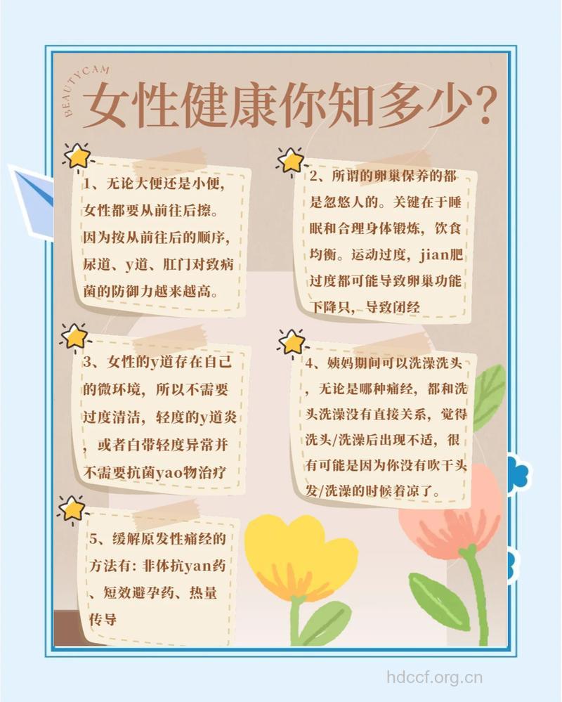 把握女性健康的第一步