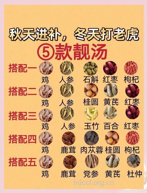 冬季进补常用五种中药推荐
