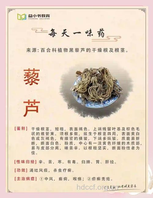 藜芦的功效与作用